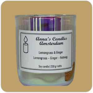 Scented Candle Lemongrass & Ginger